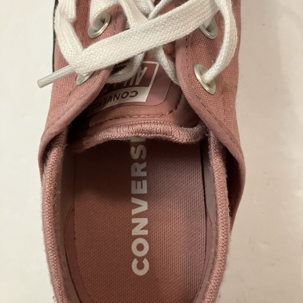 New!‎ Converse All Star Low Top Dusty Rose Women's 8 1/2" - Picture 2 of 6